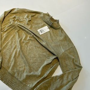 A New Day  greenish long sleeve shirt